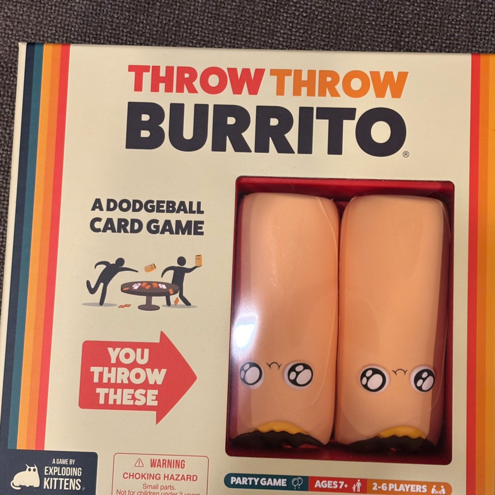 Throw Throw Burrito Dodgeball‎ Card Game